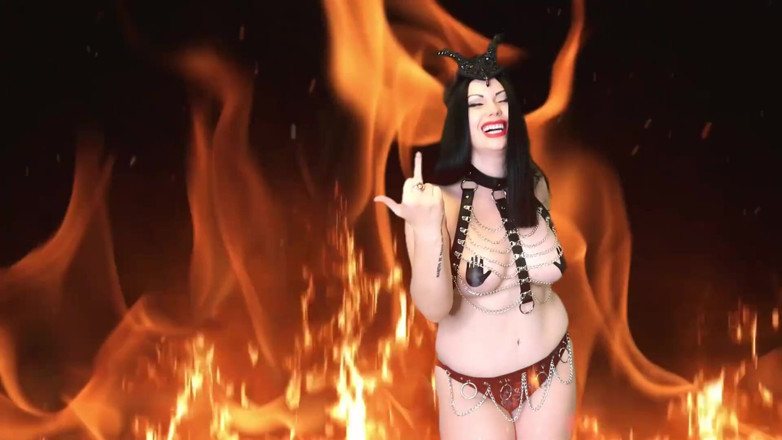Goddess Misha Goldy: Zdobądź swój ostatni orgazm i odsuń się dla swojego demona!...