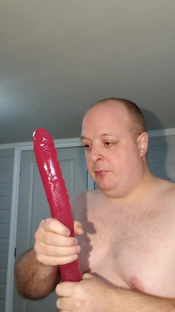 Charlieboy69: Deepthroat enorme dildo doppio da 18 pollici