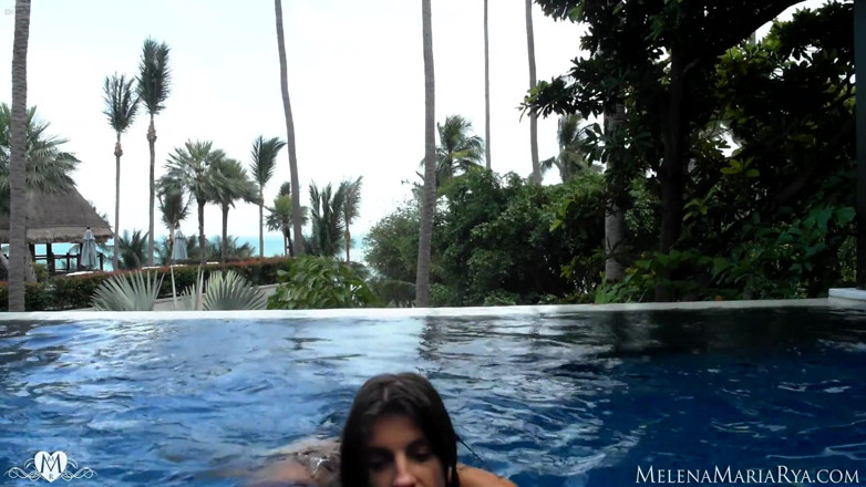 Melena Tara: Melena Maria Rya Naked in Pool