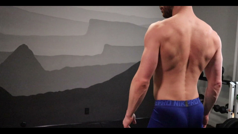 Jay Stroke: Post Workout Strip and Flex and Show off Then Get...