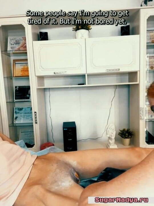 SugarNadya: Deep area depilation for a very succulent skinny bitch