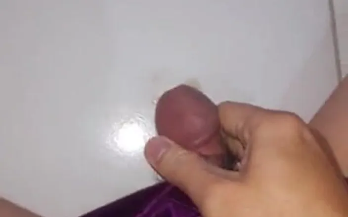 Naomisinka: Express Cum In Satin Purple Shiny Mini Dress