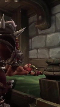 Roșcata Elf zdrobită de un Orc Warlord: Parodia Warcraft