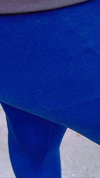 Blue Spandex Suit