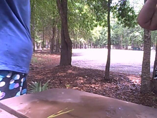 BBW nurse Vicki adventures with friends: Bbw globo al aire libre sopla y salta