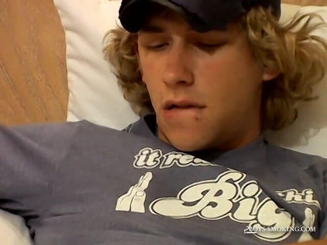 Boys Smoking: Casey Wood Chainin