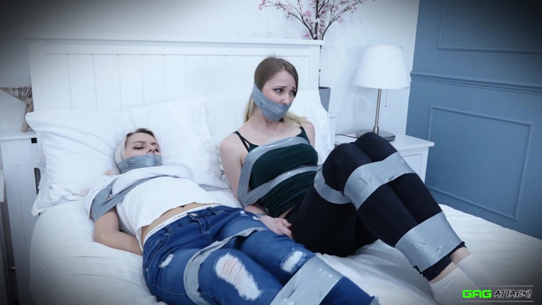 Gag Attack: Chloe &amp; Missy - GND的录像带束缚