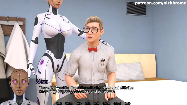 Visual Novels: Sexbot - sexy milfka si honí v mém pokoji