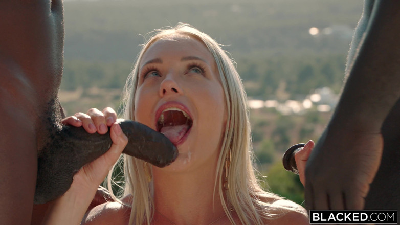 Blacked: Blacked She Treated Herself to a Double BBC Vacation