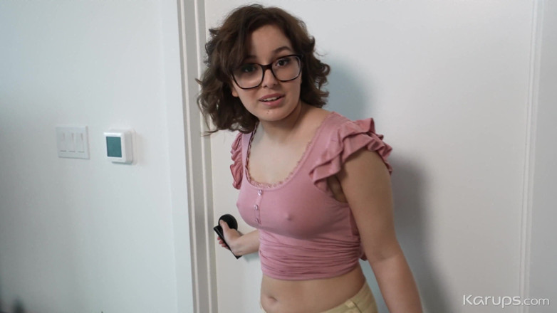 Karups POV: Hot Nerdy Teen Takes a Break From Homework with Her...