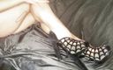 Deanna Deadly: My expensive new heels- velvet spiderweb peek toes