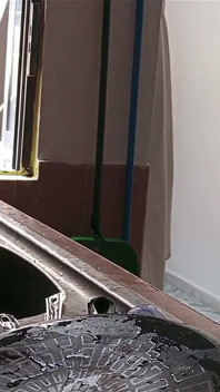 Suegra se filma en la cocina y muestra sus pechos