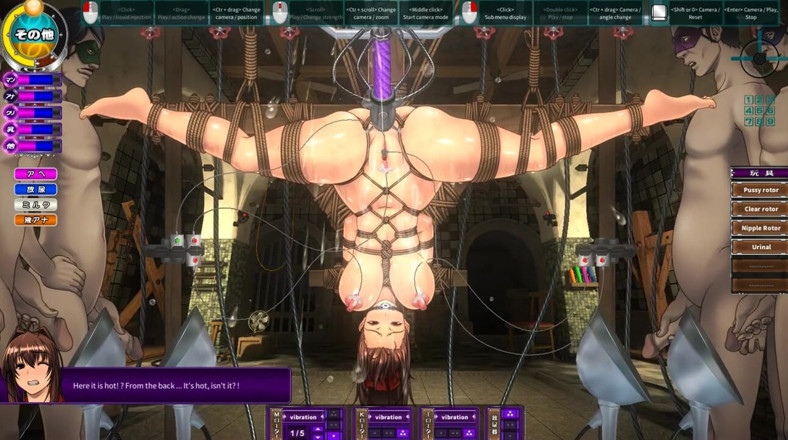 Cumming Gaming: 幽心の花、続編 淫らな家【荒っぽい変態ゲーム】、ep.2 エンドレスなハード浣腸とシバリ