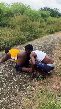 Outdoor Fucking My Chubby Friend