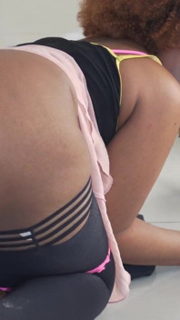 Your Dirty Mind Can't Resisit Your Stepsister on Her Knees Before You