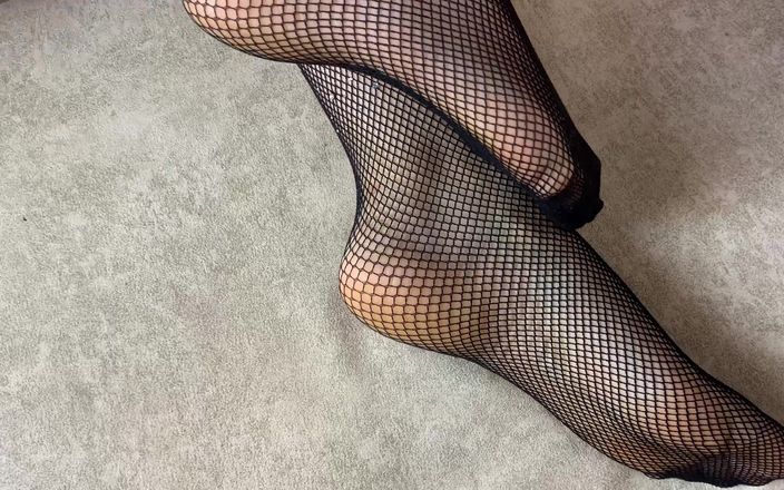 Gloria Gimson: Girl in Black Fishnet Tights Seduces Guy and Lets Him...