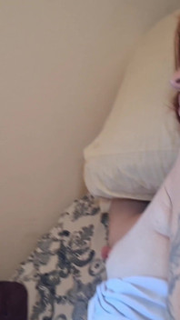 Redhead Teases Her Half-stepbrother with Her Pretty White Butt