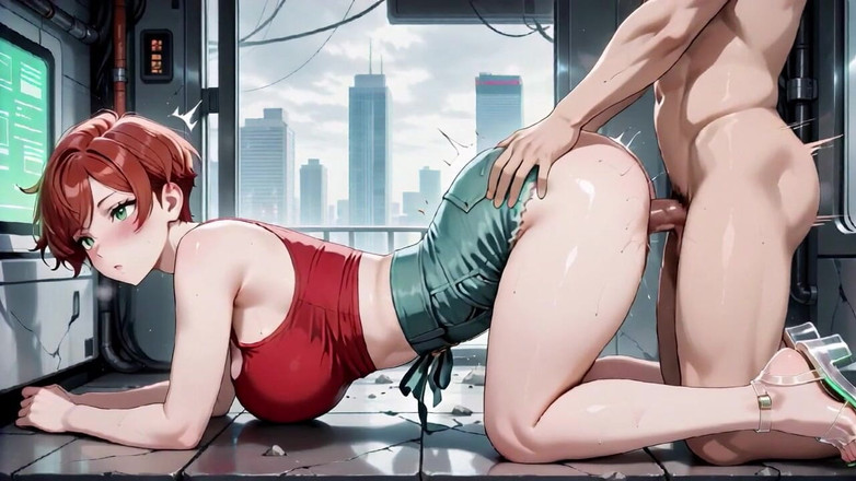 Tay Swift X: Žádostivá zrzavá kráska futuristické metro několik vášnivých creampie