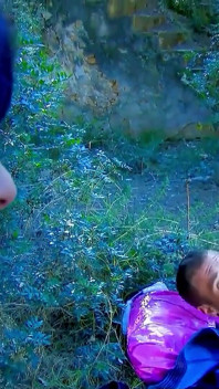 Glasses teen Lola Vinci is fucked by a big cock outdoors
