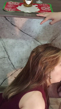 Real Couple Amateur MILF Latina, Curvy Big Tits, Big Ass, Doggystyle Cowgirl, Cum Reveal, POV, Homemade Blonde