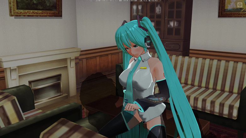 H3DC: 3 boyutlu hentai hatsune miku yarağına biniyor ve amına boşalıyor