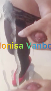 Big Cumshot on Mirror