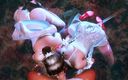 Soi Hentai: 두 명의 핫한 창녀와 함께하는 럭키 코만더 쓰리섬 01 - 3D 애니메이션 V575