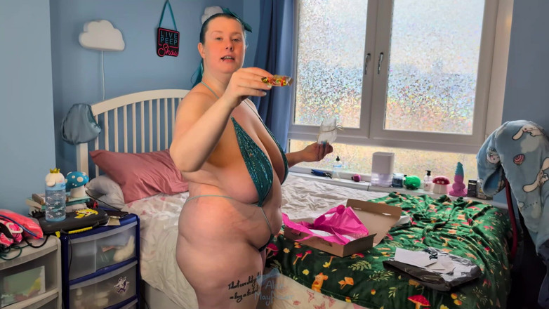 Alice_Mayflower_Scottish: Genie Pole Wear Slingkini &amp; Candyzombies Cow Ears Unboxing &amp; Try on -...