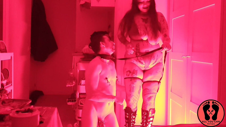All You Can Fetish: Kuisheidskooi wordt geopend na een maand geweldige pijpbeurt enorme cumshot...