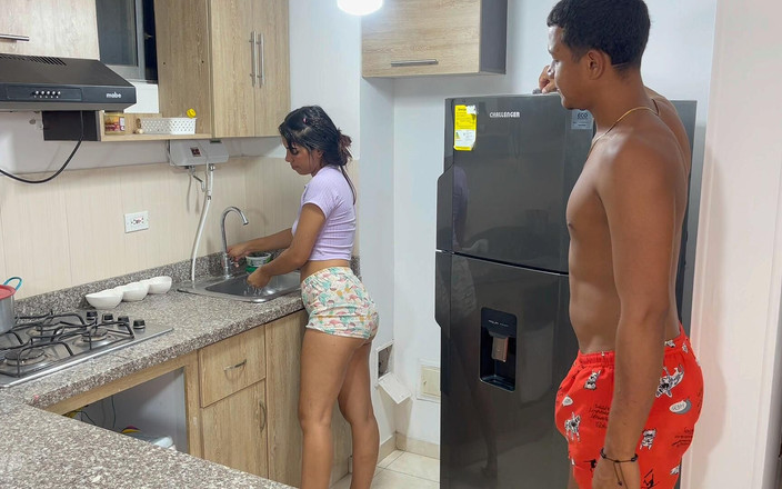Saraymike: Big Ass Step Sister Fucks Step Brother in the Kitchen...