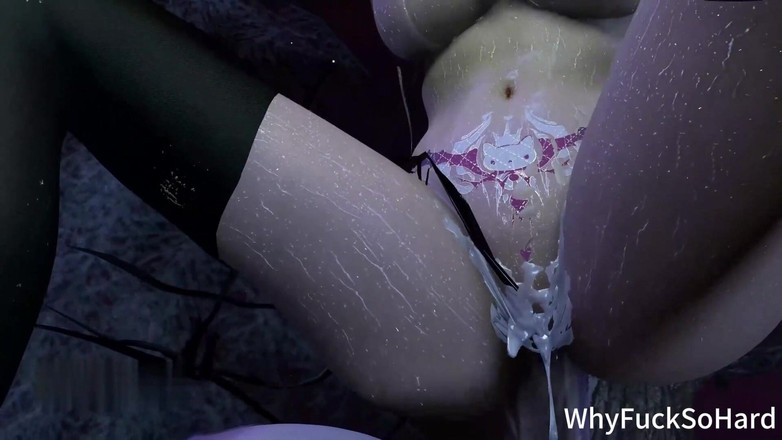 Why fuck so hard: 3D roșcată curvă super model costumată și-a futut atât de tare...