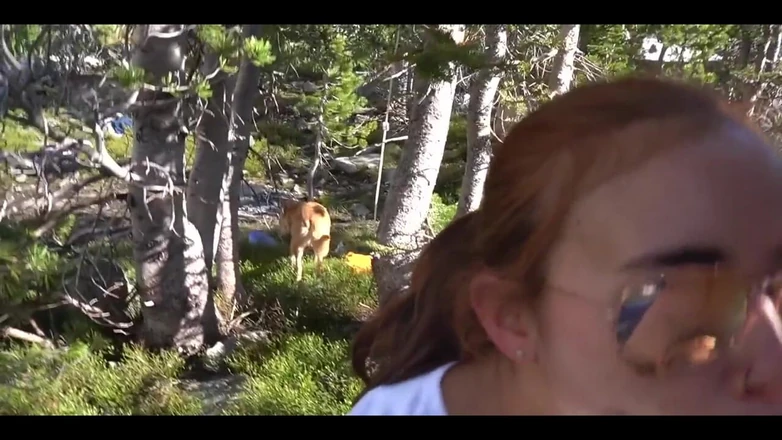 BrandiBraids: Naughty Outdoor Facial Fun