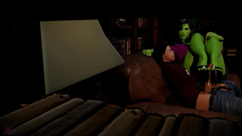 3DHentaiBeauties: She-hulk: případ podání