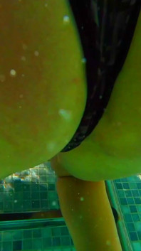 Perfect Ass of My Wife Swimming