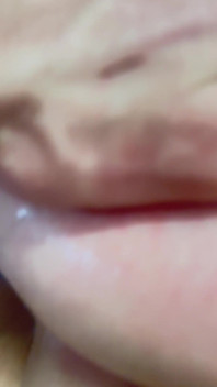 Dirty Talk Her as I Squeeze Her Cheeks and See My Cream Pie
