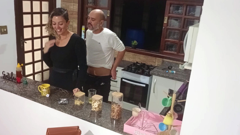 Victor SweetCoupleStories: Sesso anale con una moglie bollente infedele nel bar pantry