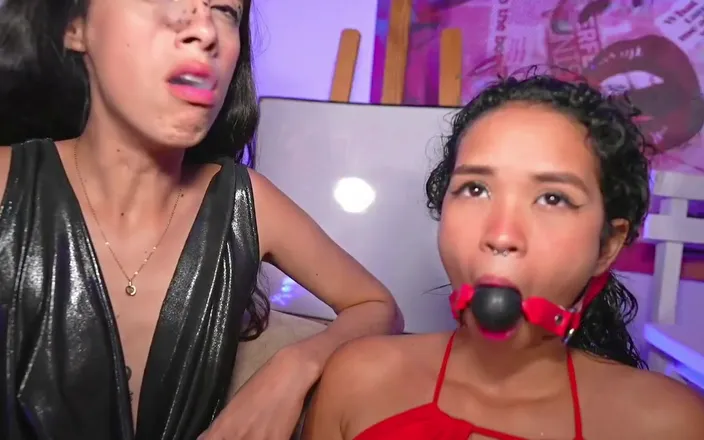 Good Girls Mansion: We put dildo in her ass while she's locked in...