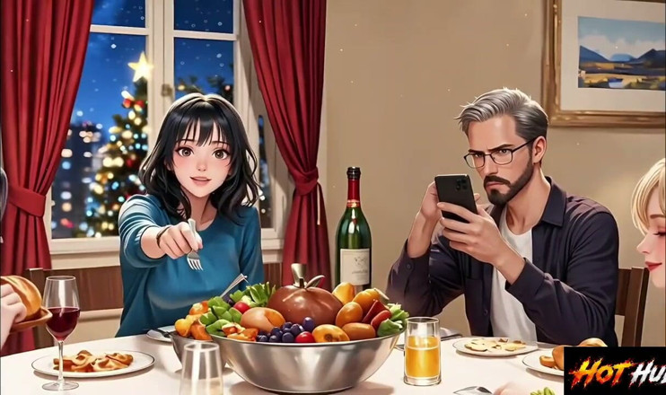 Nowhere: Üvey anne ve üvey oğlu üvey aile partisinde sikişiyor cristmas partisi yatak...