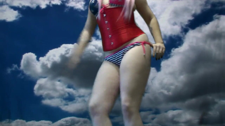 Goddess Misha Goldy: Huge giantess Goddess will play with you and crush you...