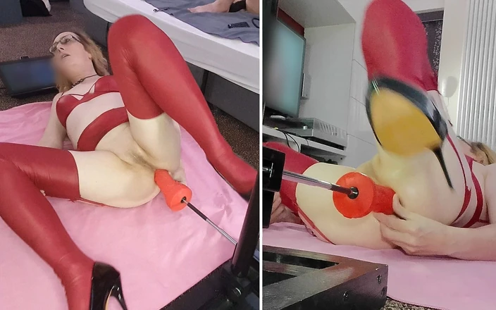 Spike Essex: Orgazmy analne na pieprzona maszynie z brytyjską mamuśką Lisą Essex