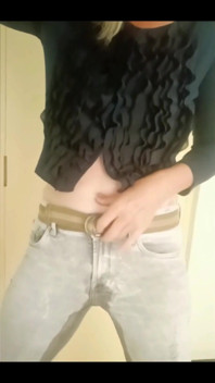 Grey Jeans Are the Best Jeans to Wet