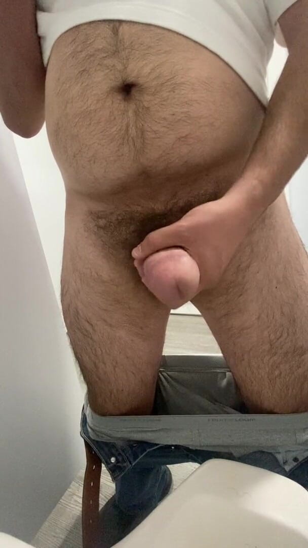 Horn Ball Hubby: Marido com tesão, um idiota comum no banheiro