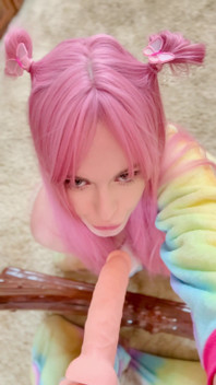 I'm Practicing Swallowing Cum on a Dildo.