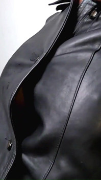 Smoking Leather JOI. Powerful Vibrator and Intense Orgasm Chair Fall