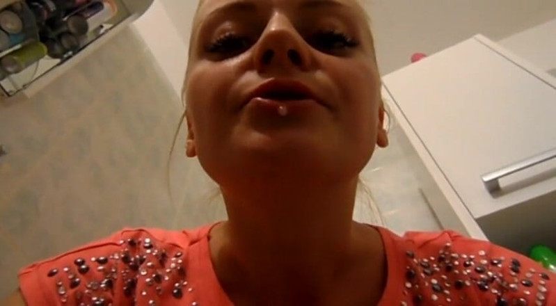 Femdom Austria: Miss Anastasia's Spitting Fun