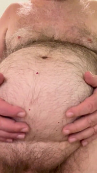 Coach Karl Rubs His Furry Belly for You 6940