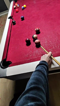 Me Folla Contra La Mesa De Billar