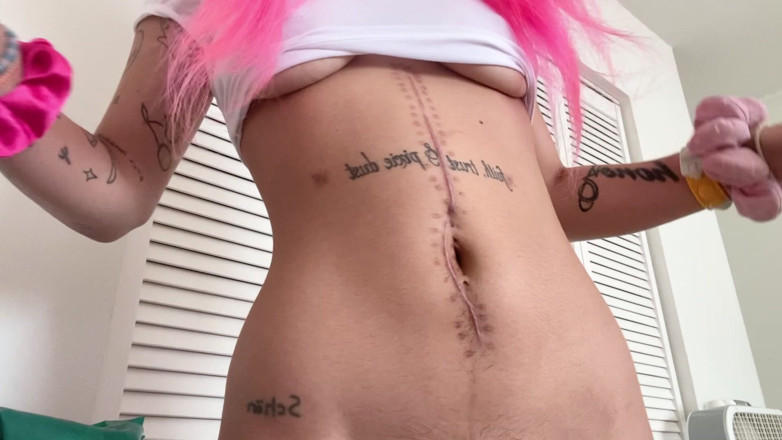 Nali Marie: Belly Button Fingering POV Scar Fetish Tummy Petite Stomach