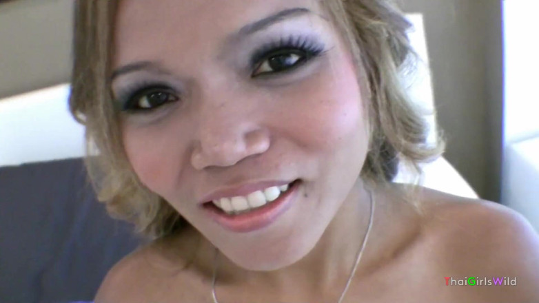 Thai Girls Wild: Cute petite Thai tastes jizz for first time