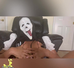 EROS ORISHA: Si cantik nation halloween ghostface pengen crot di wajahmu dan...